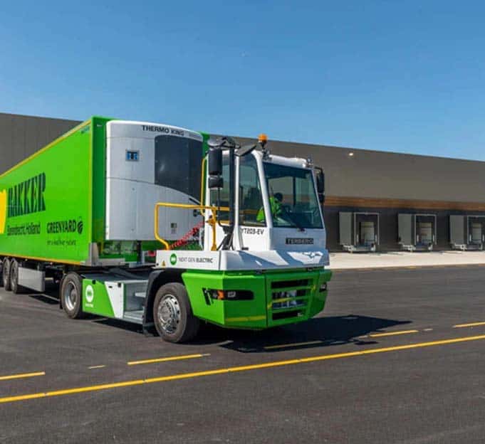 Terberg Special Vehicles groene vrachtwagen